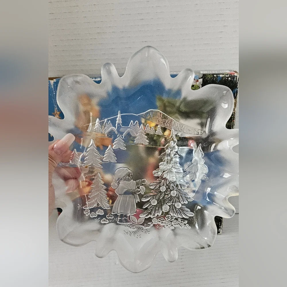 Walther Glas Chrismas Star Plate‎